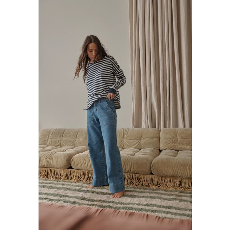 Celeste Pant Long | 70’s Blue - Bottoms