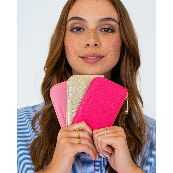 Centro Wallet | Light Gold Crinkle - Accessories
