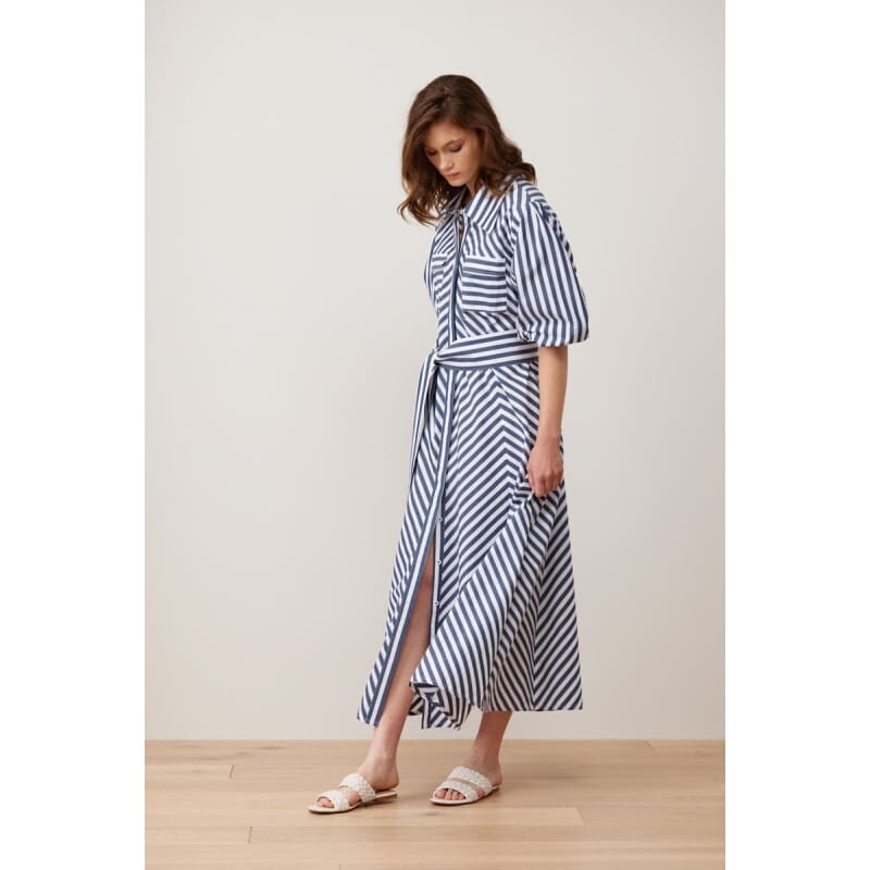 Chapel Hill Dress | Navy Stripe - Dress