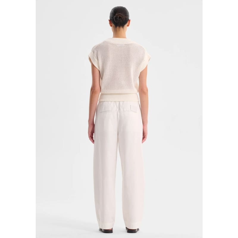Chiara Knit Vest | White Knitwear