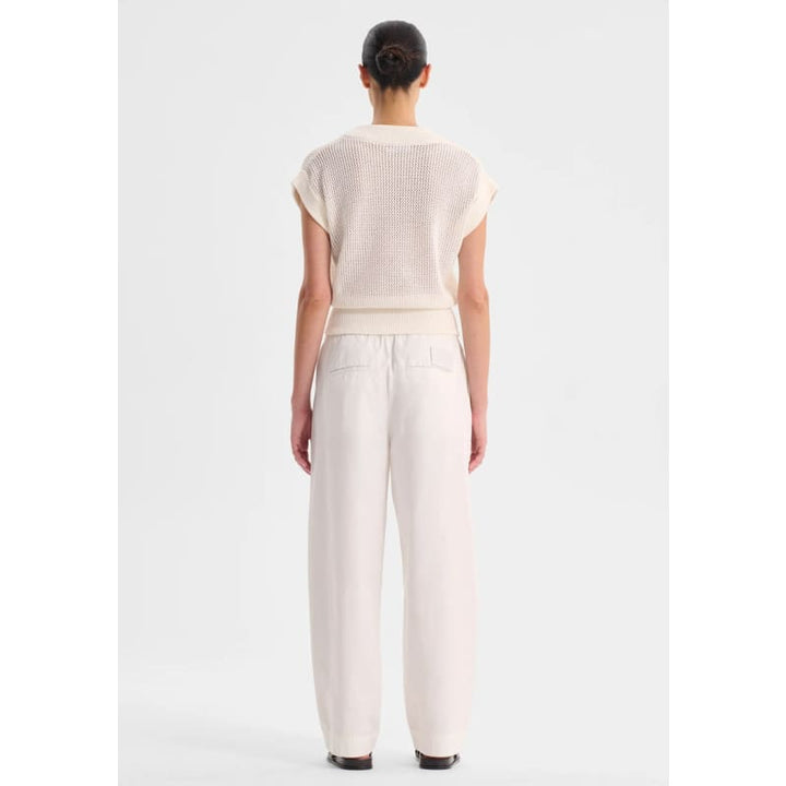 Chiara Knit Vest | White Knitwear