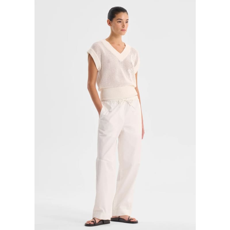 Chiara Knit Vest | White Knitwear