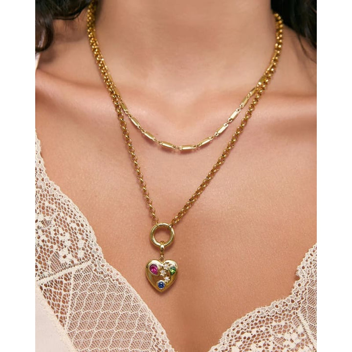 Circle Charm Necklace - Jewellery