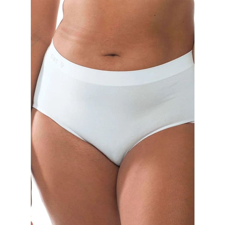 Classic Brief High Waisted Vintage Finish Blanco - Bottoms