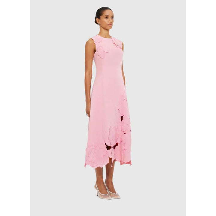 Cleo Applique Midi Dress | Flamingo - Dress