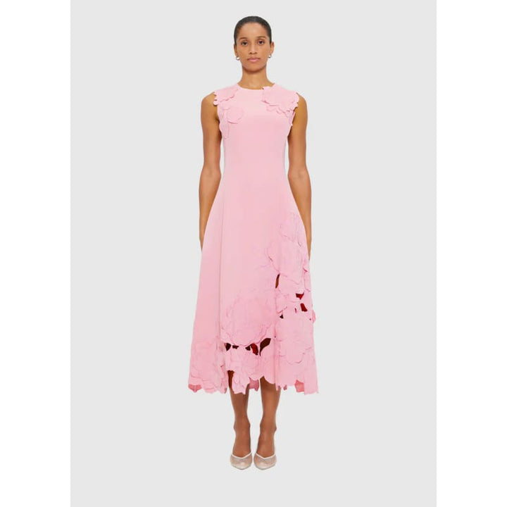 Cleo Applique Midi Dress | Flamingo - Dress