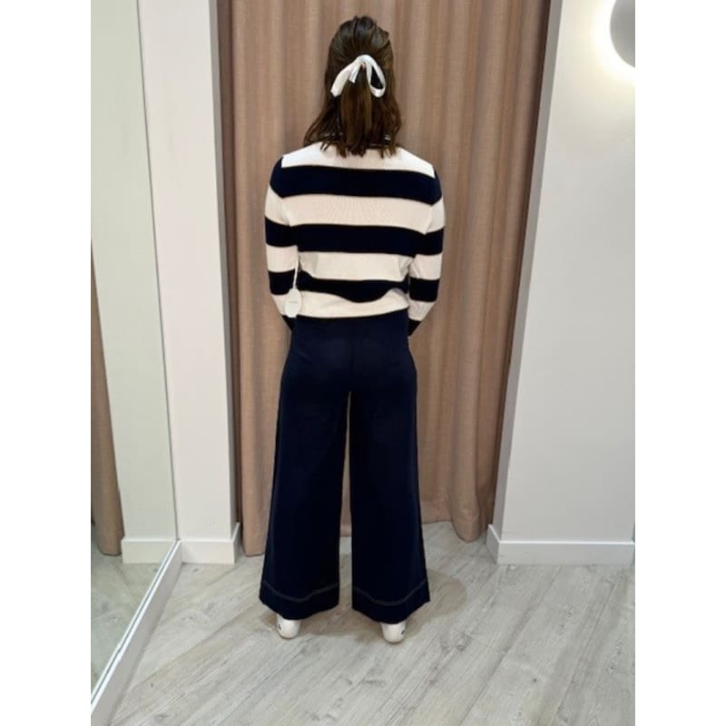 Clio Pant | Navy - Bottoms