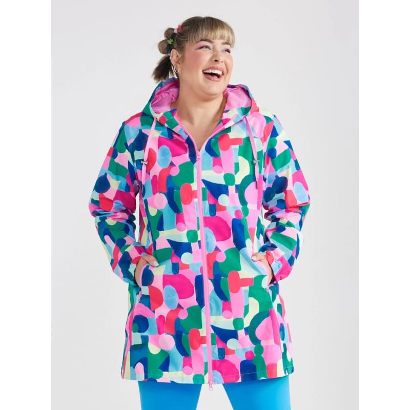 Confetti Jewels Longline Raincoat - Jackets