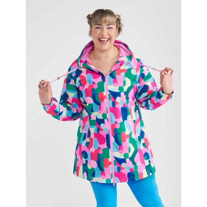 Confetti Jewels Longline Raincoat - Jackets