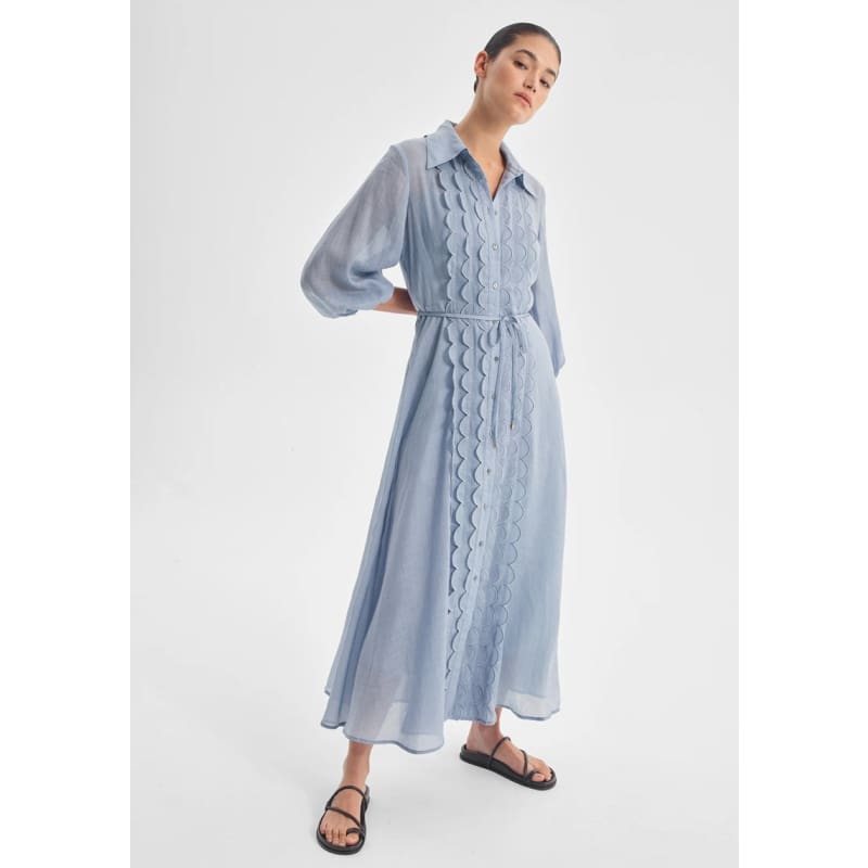 Constance Shirt Dress | Sky Dress