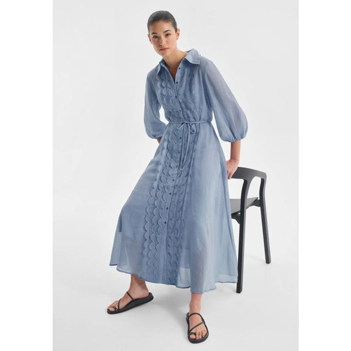 Constance Shirt Dress | Sky Dress