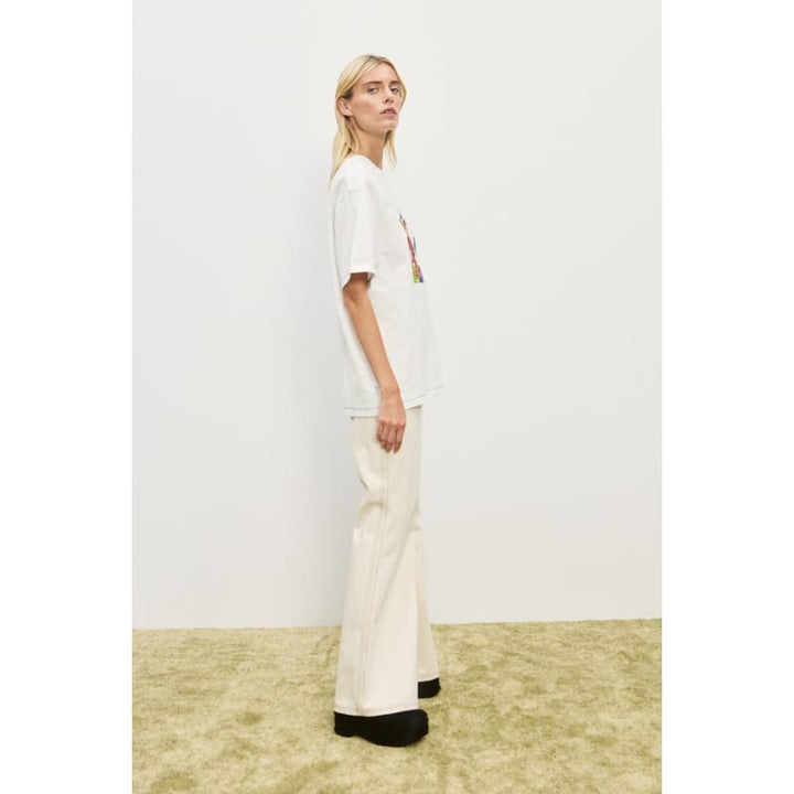 Contessa Disco Dogs Tee | Cream - Tops