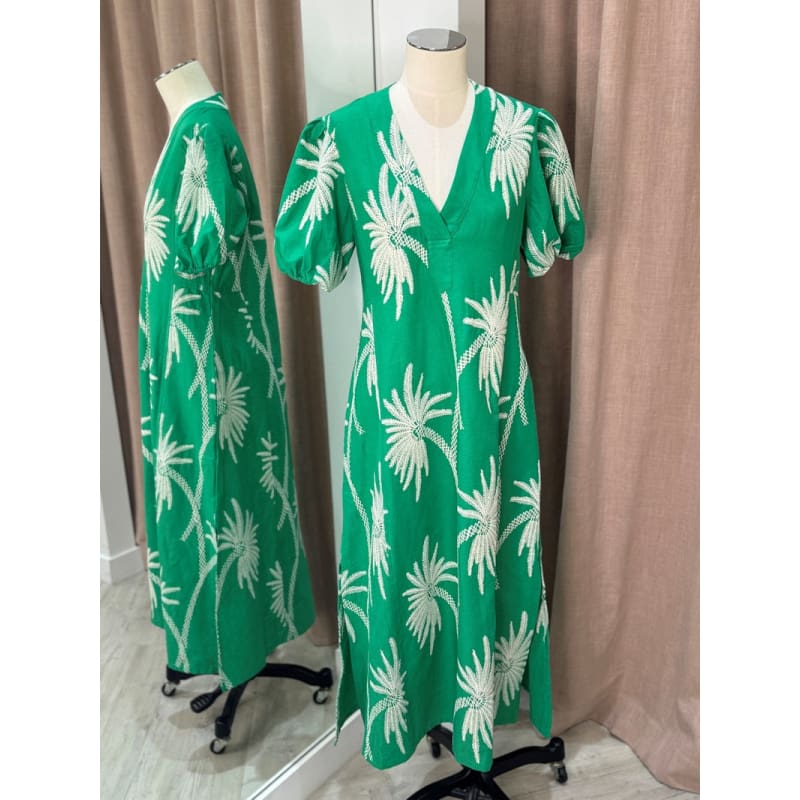 Courtney Dress | Apple Green - Dress