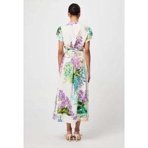 Cristina Linen Viscose Maxi Dress | Wisteria Alba - Dress