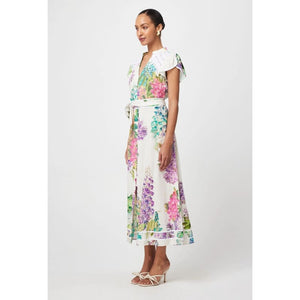 Cristina Linen Viscose Maxi Dress | Wisteria Alba - Dress