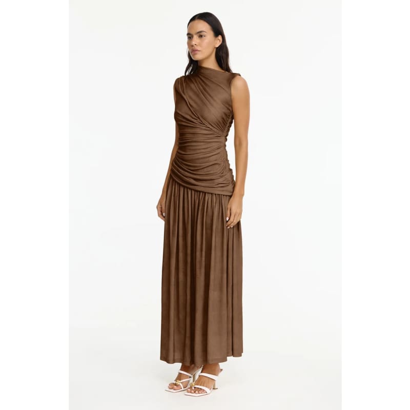Deanhill Maxi Dress | Sepia - Dress