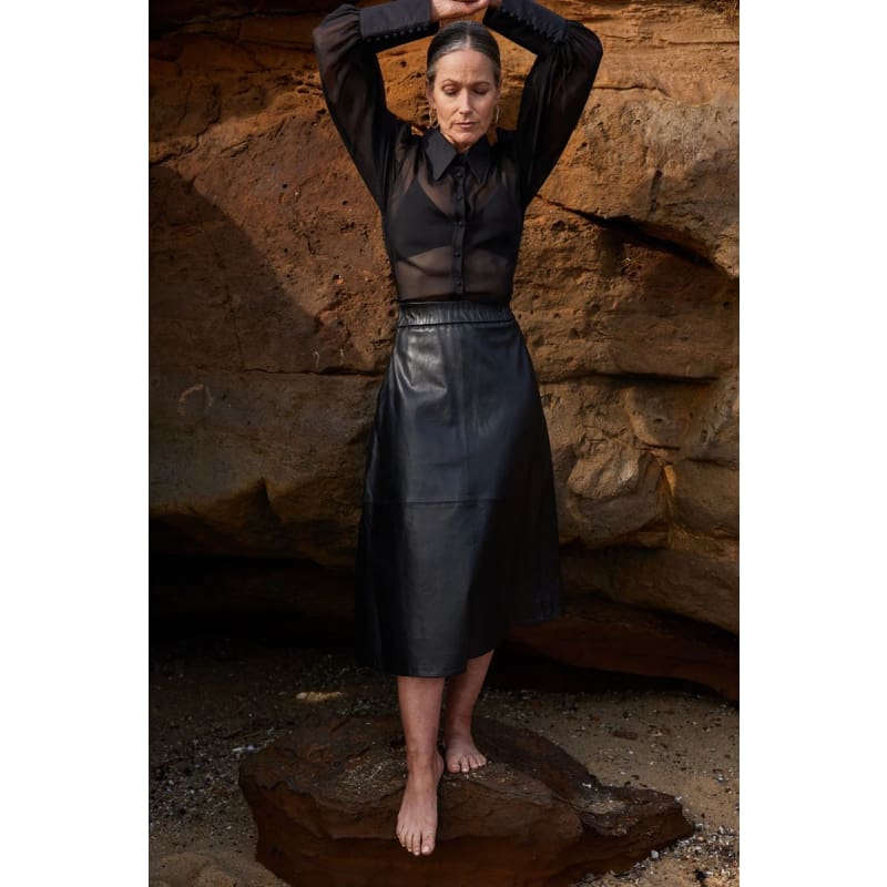 Depot Skirt | Root Black - Bottoms