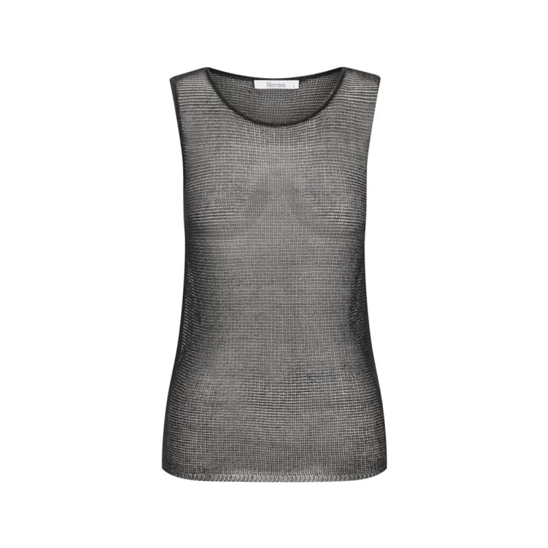 Dita Knit Tank | Black - Tops