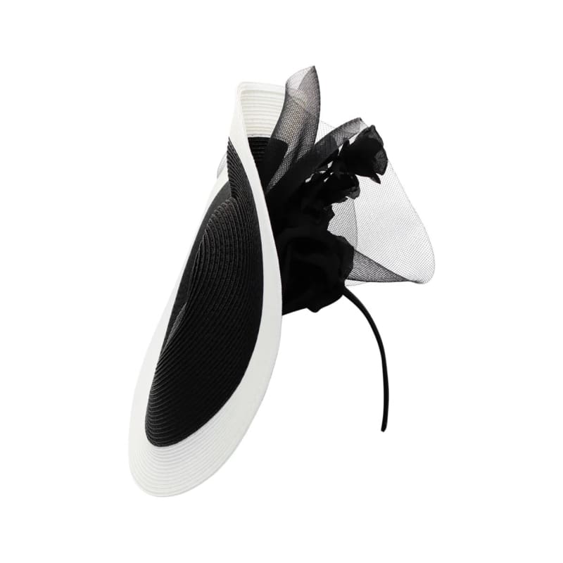 Drew Fascinator | Black Ivory - Accessories