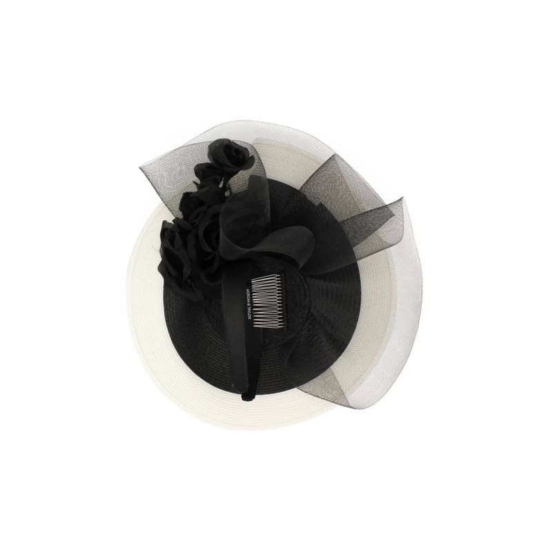 Drew Fascinator | Black Ivory - Accessories