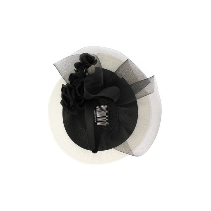 Drew Fascinator | Black Ivory - Accessories