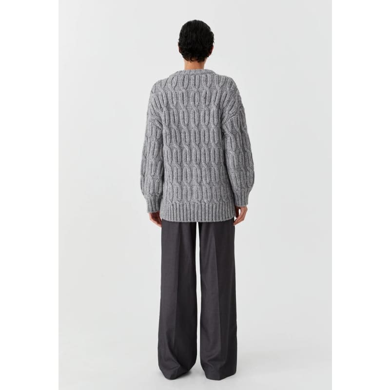 Eden Knit Cardigan | Grey - Knitwear