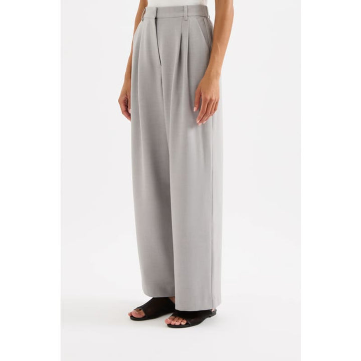 Elena Pant | Heather Grey - Bottoms
