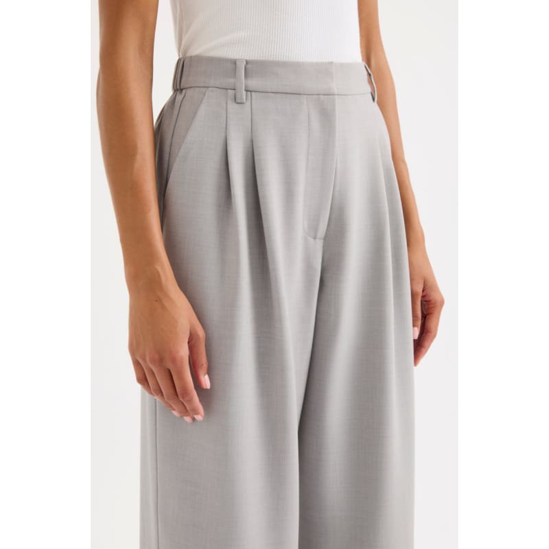 Elena Pant | Heather Grey - Bottoms