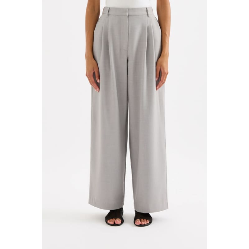 Elena Pant | Heather Grey - Bottoms
