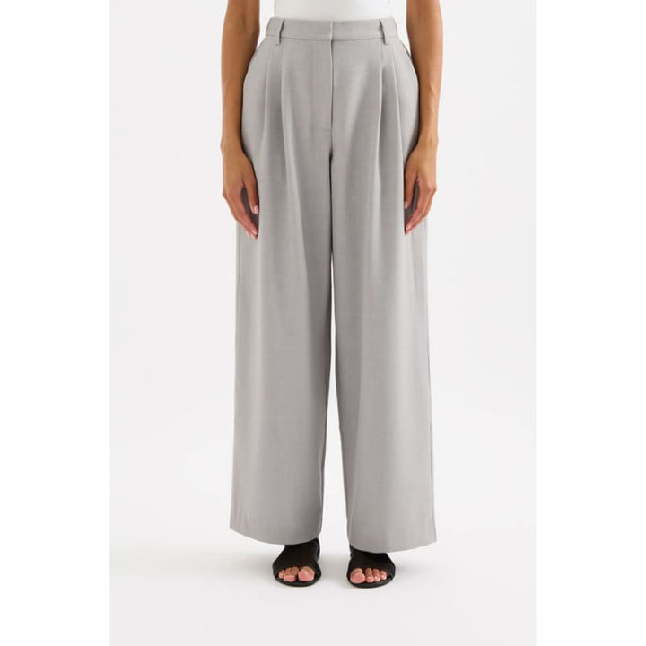 Elena Pant | Heather Grey - Bottoms