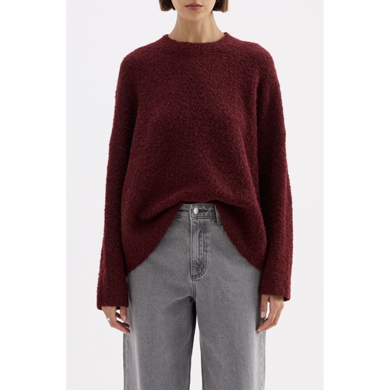 Elias Knit | Oxblood - Knitwear