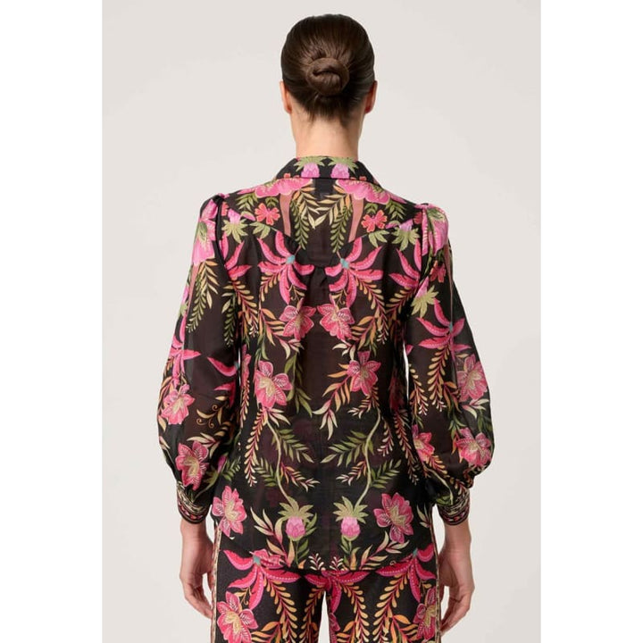 Elysian Silk Cotton Shirt | Anthos Lotos - Tops