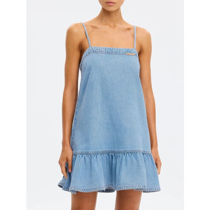 Emilie Denim Strappy Dress | Coast Blue - Dress