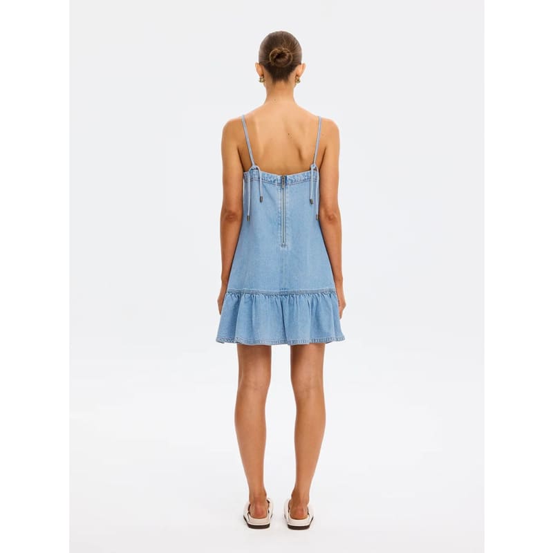Emilie Denim Strappy Dress | Coast Blue - Dress