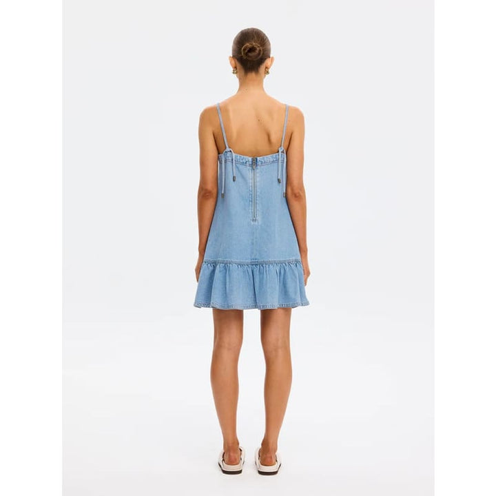 Emilie Denim Strappy Dress | Coast Blue - Dress