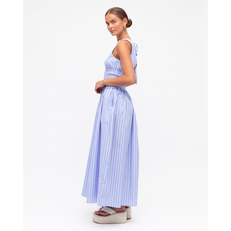 Emily Blue Stripe Dress - Dress