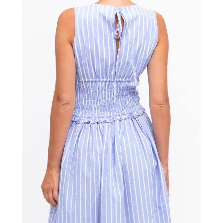 Emily Blue Stripe Dress - Dress