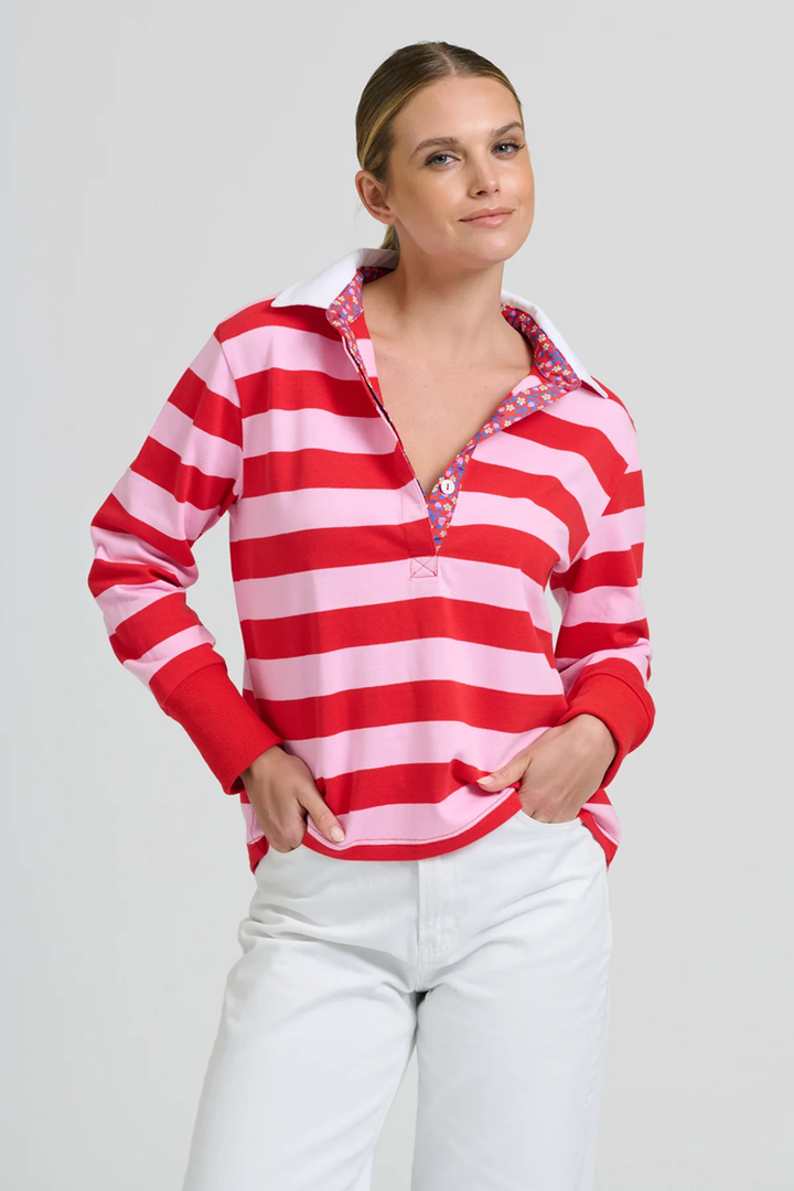 Ruby Sweatshirt | Lolly Pink & Red