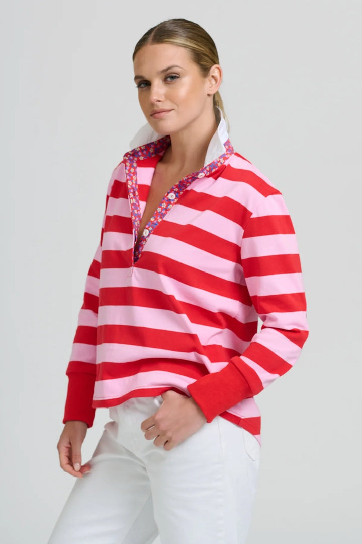 Ruby Sweatshirt | Lolly Pink & Red