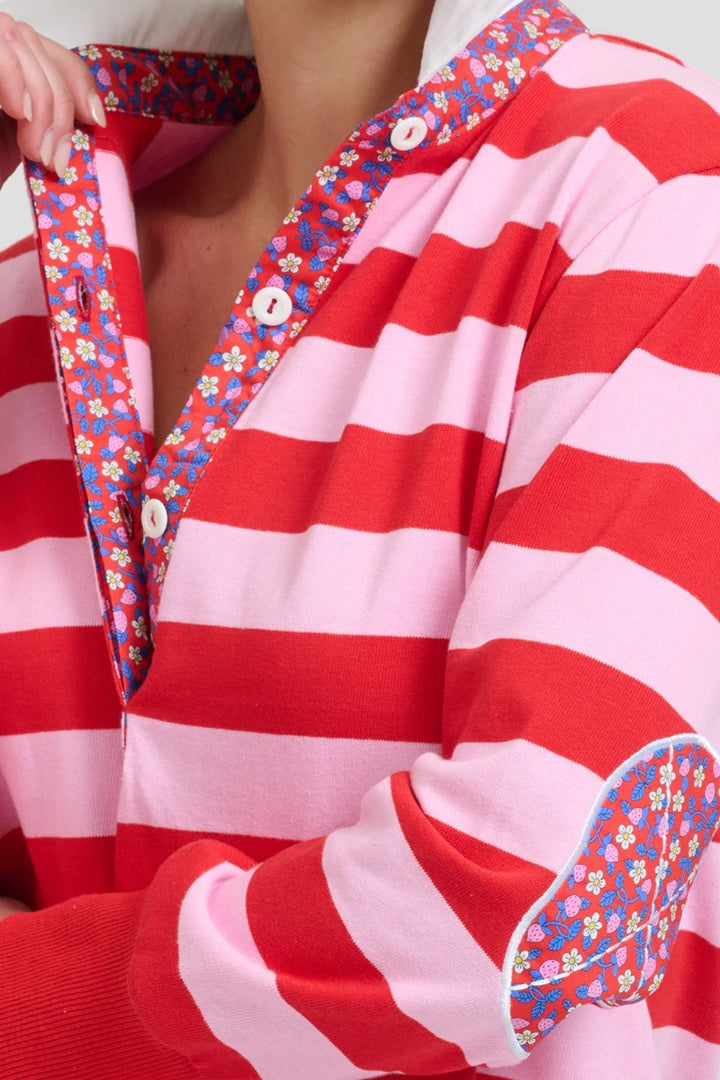 Ruby Sweatshirt | Lolly Pink & Red