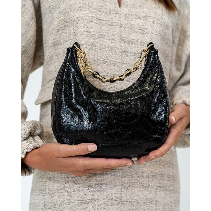 Estella Bag | Black Crinkle - Accessories