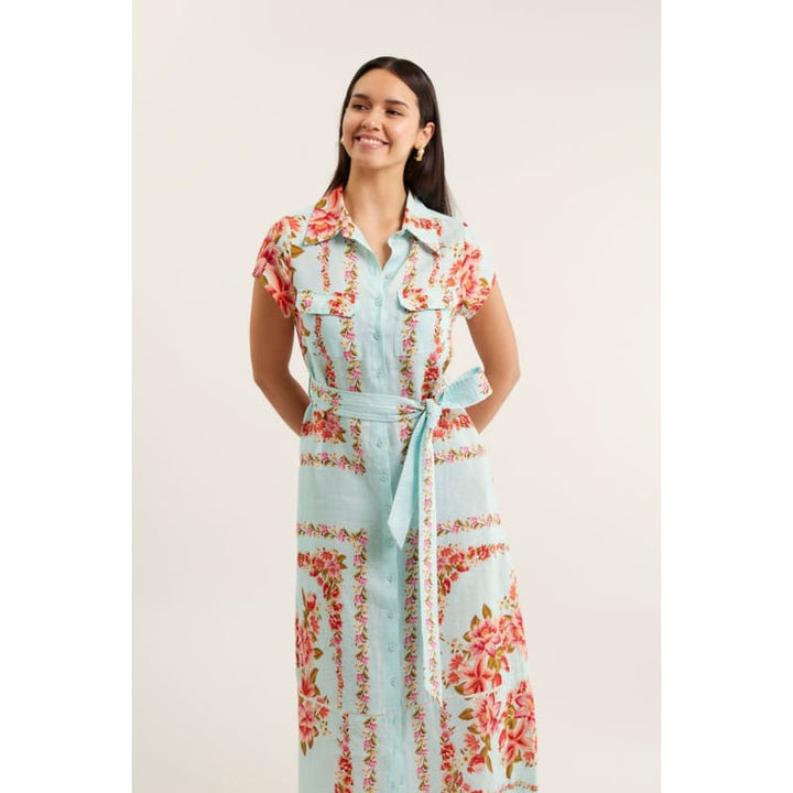 Estella Linen Dress | Portofino - Dress