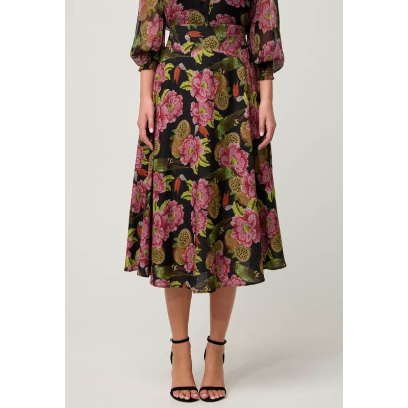 Estrella Linen Viscose Skirt | Winter Ganadilla - Bottoms