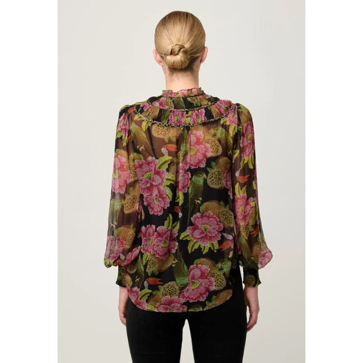 Estrella Viscose Chiffon Blouse | Winter Granadilla - Tops