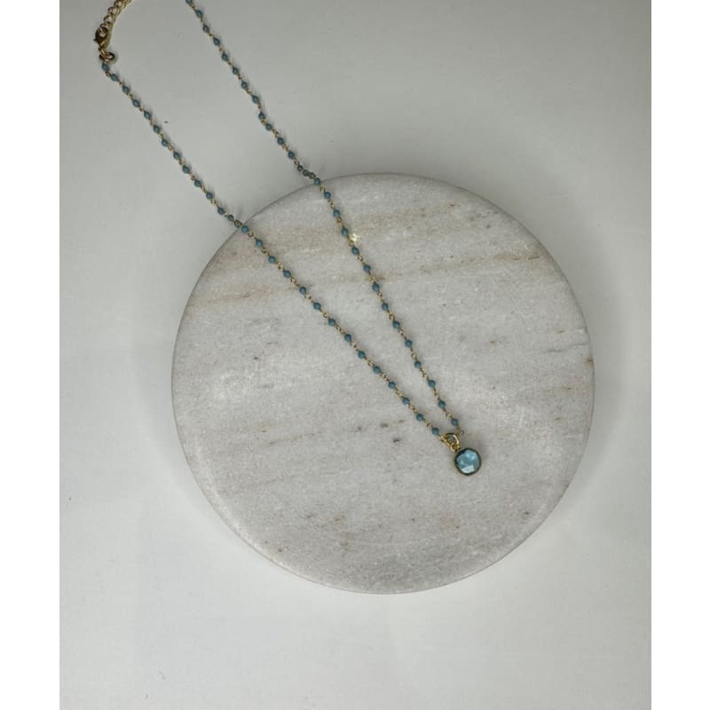 Euro Gold and Gem Necklace | A1 - Jewellery