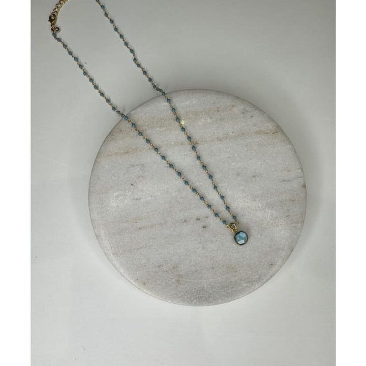 Euro Gold and Gem Necklace | A1 - Jewellery