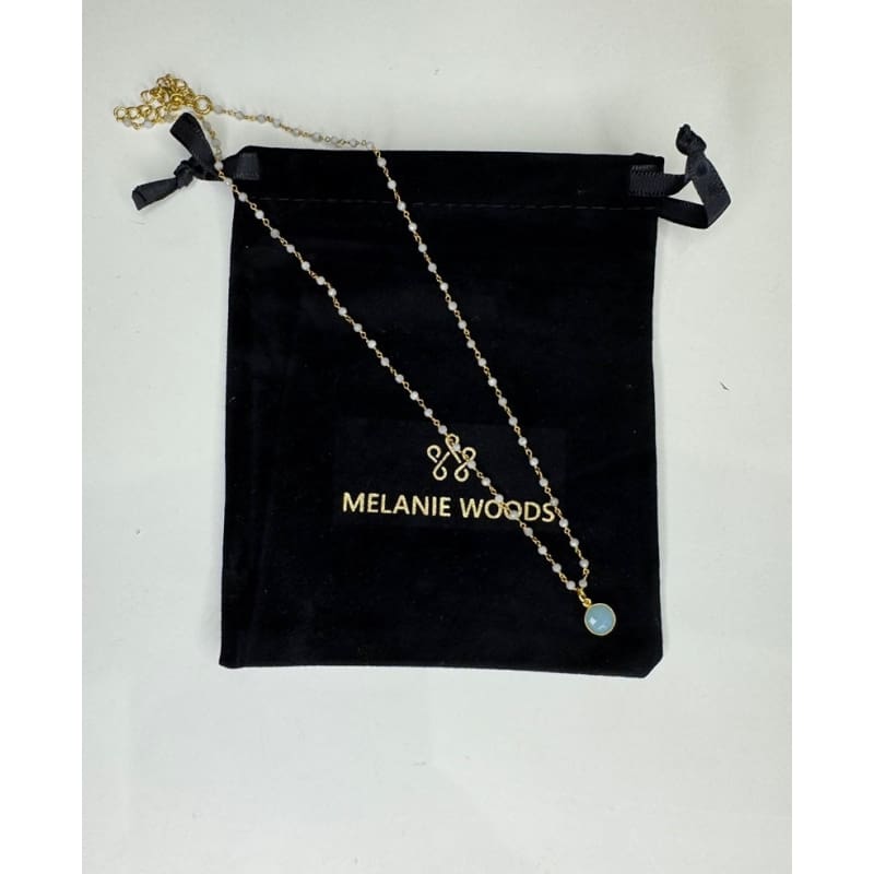 Euro Gold and Green Quartz Gem Necklace | A1 - Jewellery