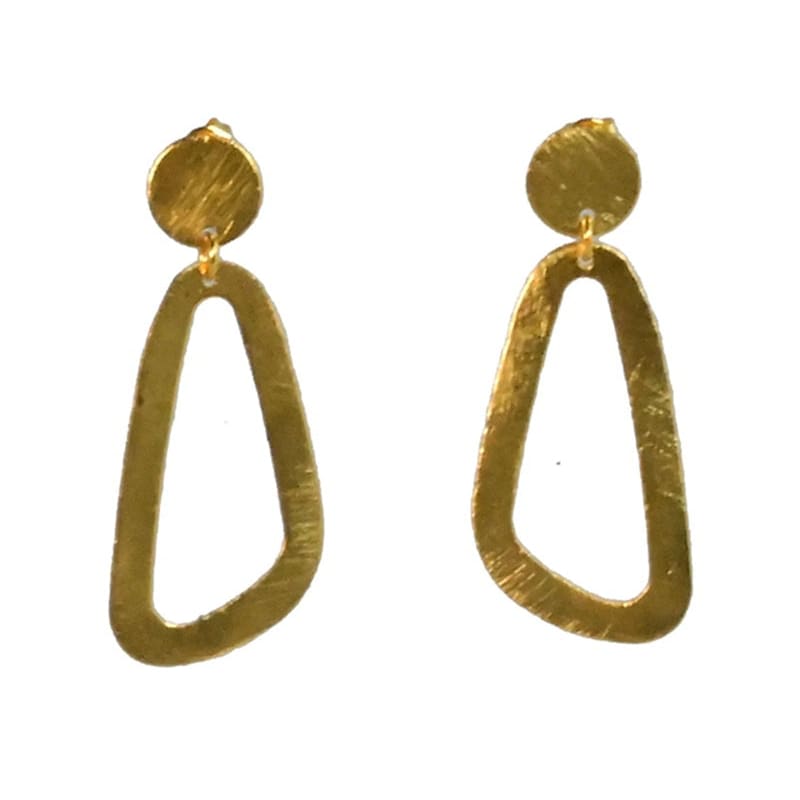 Euro Gold Earring | B125A - Jewellery