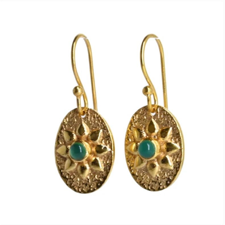 Euro Gold Earrings | A11B - Jewellery