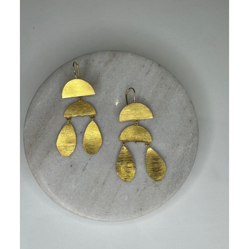Euro Gold Earrings | B101 - Jewellery